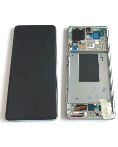 LCD and Touch Screen with Green Frame for Xiaomi Mi 12 Pro