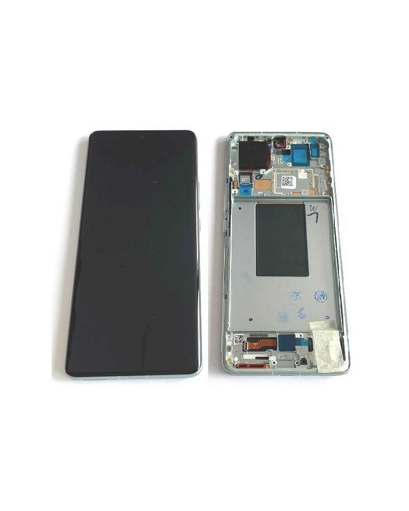 LCD and Touch Screen with Green Frame for Xiaomi Mi 12 Pro