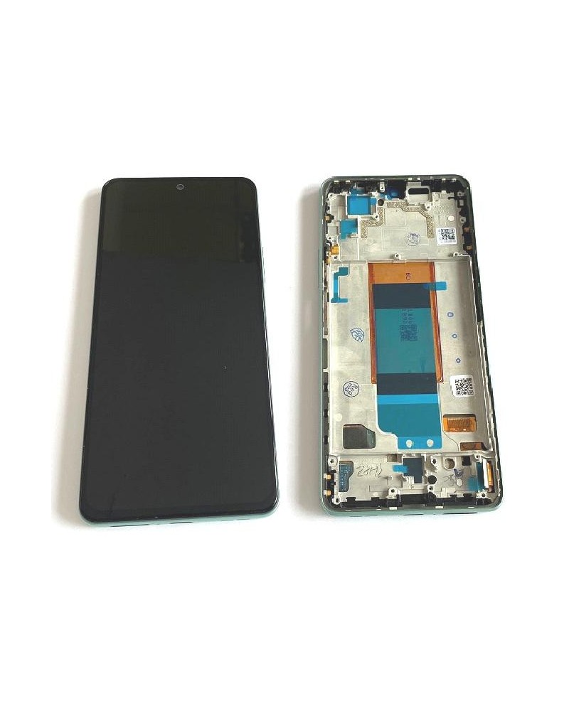 LCD and Touch Screen with Green Frame for Xiaomi Poco F4 22021211RG Quality Oled