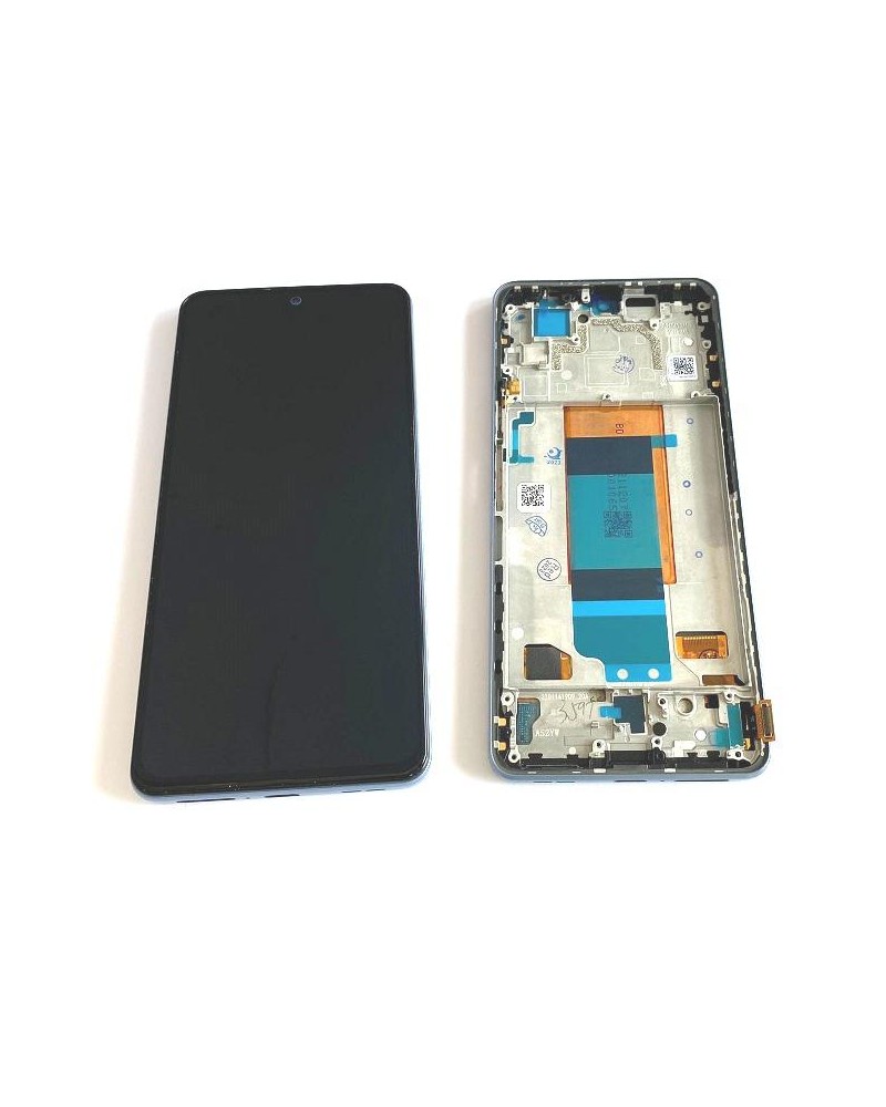 LCD and Touch Screen with Blue Frame for Xiaomi Poco F4 22021211RG Quality Oled