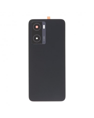 Tapa Trasera de Bateria y Lente de Camara para Oppo A57 4G CPH2387 - Negra