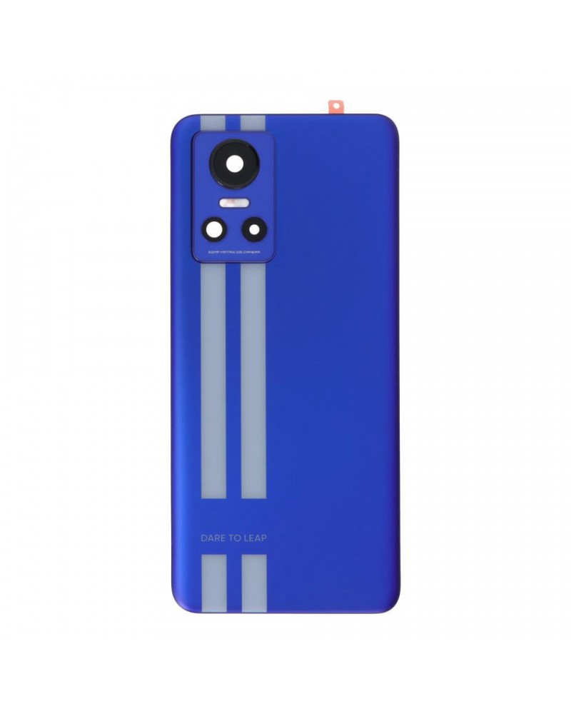 Tapa Trasera de Bateria y Lente de Camara para Realme GT Neo 3 80W   GT Neo 3 150W - Azul