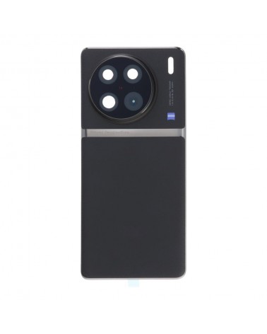 Rear Battery and Camera Lens Cover for Vivo X90 Pro - Black