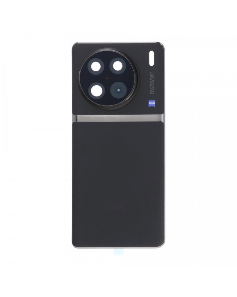 Rear Battery and Camera Lens Cover for Vivo X90 Pro - Black