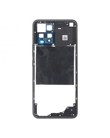 Central Frame for Realme 8 4G RMX3085 - Black