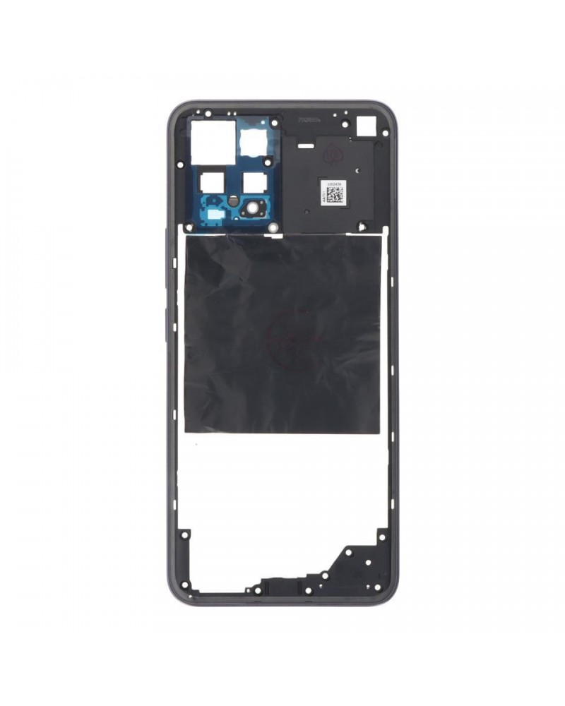 Central Frame for Realme 8 4G RMX3085 - Black