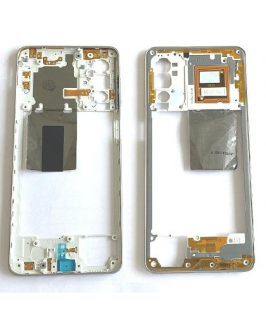 Centre Frame for Samsung Galaxy M52 5G M526 M526B - Silver