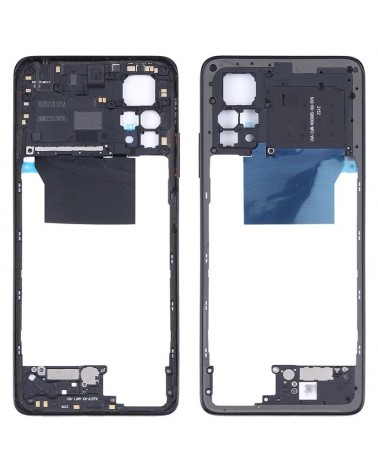 Central Frame for Xiaomi Redmi Note 11 Pro 4G 2201116TG - Black