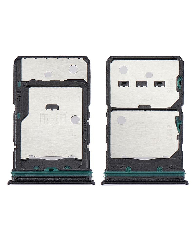 Suporte para cartão SIM duplo para Oppo Reno 7 5G CPH2371 - Preto