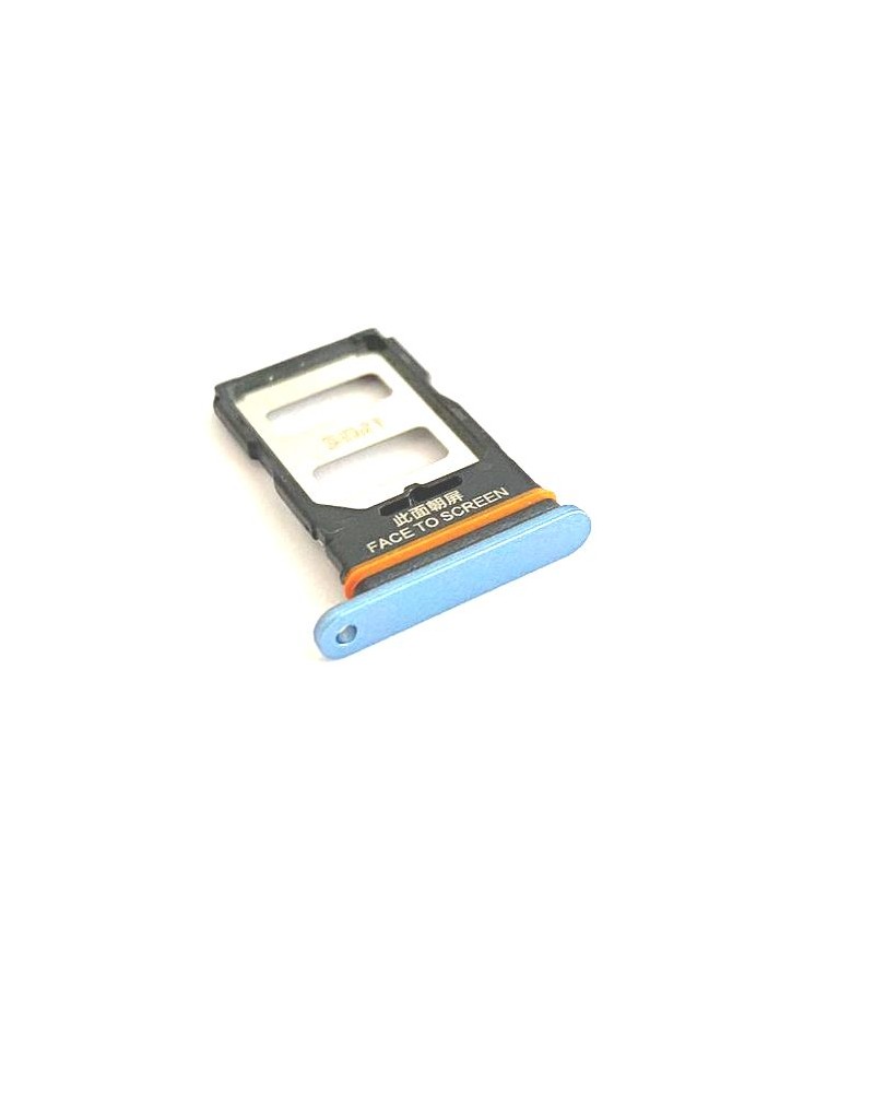 Suporte para cartão SIM duplo para Xiaomi Poco X5 Pro 22101320G 22101320I - Azul