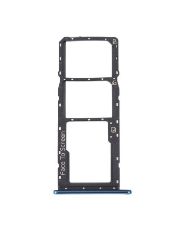 Soporte Tarjeta Sim para ZTE Blade V40 Vita - Azul