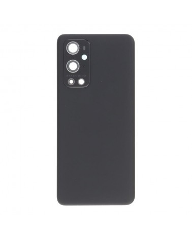 Cobertura da bateria traseira e da lente da câmara para Oneplus 9 Pro LE2121 LE2125 LE2123 LE2120 - Preto