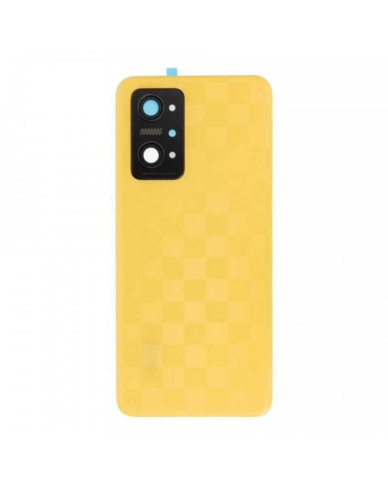 Tampa traseira da bateria e tampa da câmara para Realme GT Neo 3T RMX3372 - Amarelo