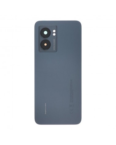 Tapa Trasera de Bateria y Lente de Camara para Realme Narzo 50 5G RMX3572  RMX3571 - Negra