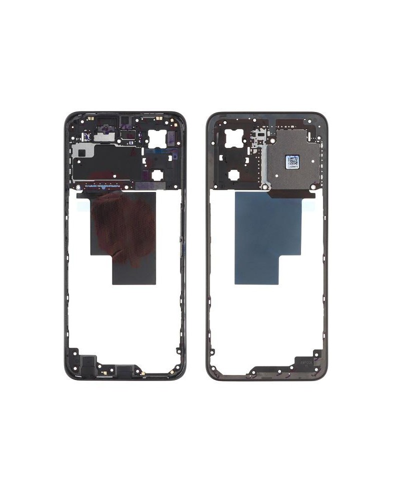 Moldura central para Oppo A57s CPH2385 - Preto