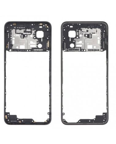 Moldura central para Oppo A77 5G CPH2339 - Preto