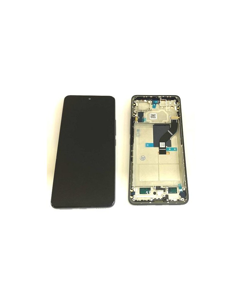 Pantalla LCD y Tactil con Marco Negro para Xiaomi Mi 12 Lite 2203129G   Calidad TFT  