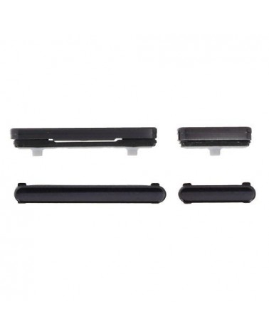 Set Boton de Volumen y Encendido para Samsung Galaxy S22 S901   S22  Plus S906 - Negro