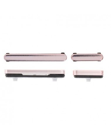 Set Boton de Volumen y Encendido para Samsung Galaxy S22 S901   S22  Plus S906 - Rosa