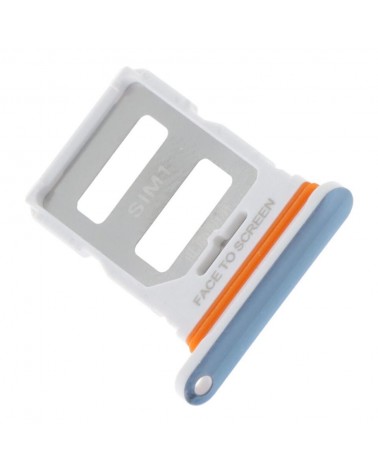 Dual Sim Card Holder for Xiaomi Mi 13 Lite 2210129SG - Blue