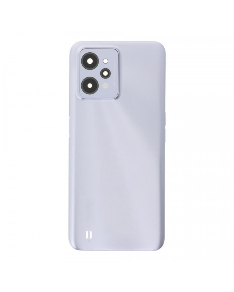 Tapa Trasera de Bateria y Lente de Camara para Realme C31 RMX3501 - Plata