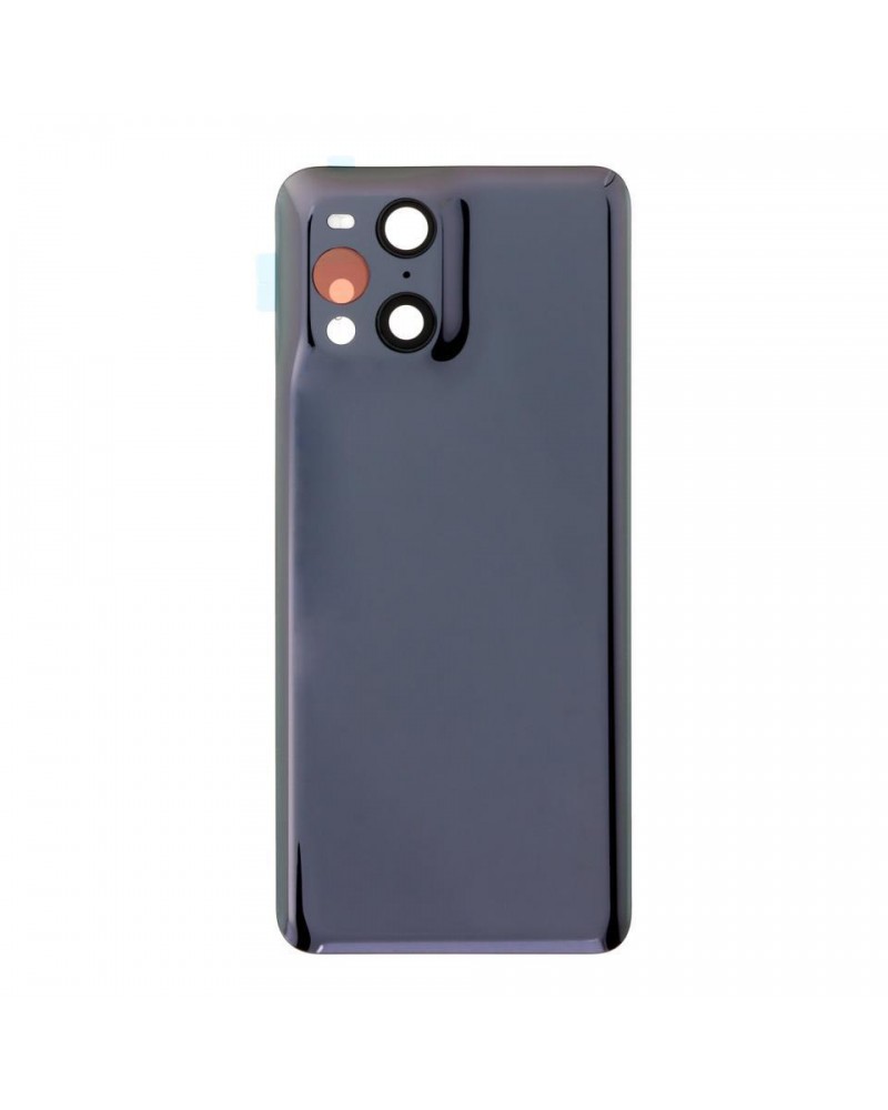 Rear Battery and Camera Lens Cover for Oppo Find X3 Oppo Find X3 Pro CPH2173 - Black