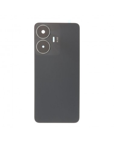 Rear Battery and Camera Lens Cover for Realme C55 RMX3710 - Black