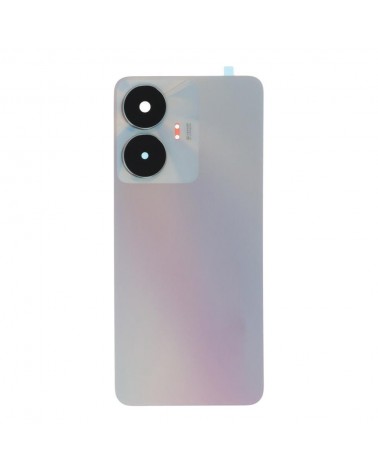 Rear Battery and Camera Lens Cover for Realme C55 RMX3710 - Silver