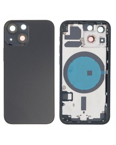 Centre Chassis with Back Cover for Iphone 13 Mini - Black