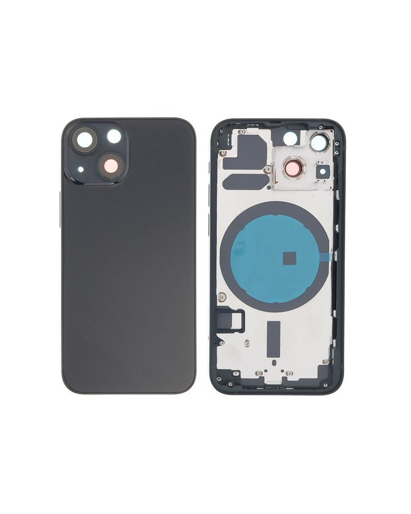 Centre Chassis with Back Cover for Iphone 13 Mini - Black