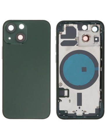 Chassis central com tampa traseira para Iphone 13 Mini - Verde