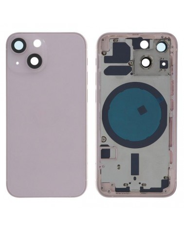 Centre Chassis with Back Cover for Iphone 13 Mini - Pink