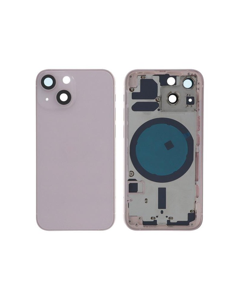 Centre Chassis with Back Cover for Iphone 13 Mini - Pink