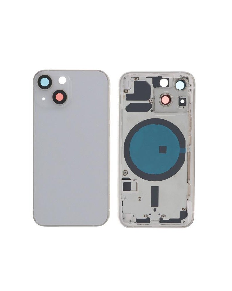 Centre Chassis with Back Cover for Iphone 13 Mini - Silver