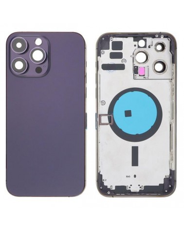 Centre Case with Back Cover for Iphone 14 Pro Max - Lilac