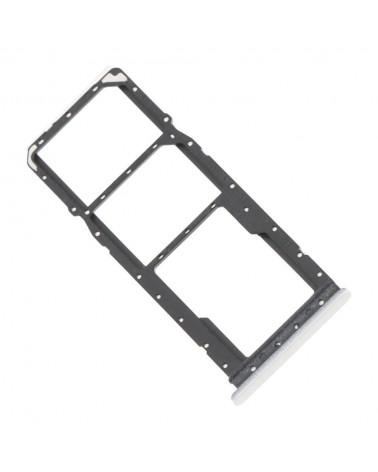 Dual Sim Card Holder for Realme 10 4G RMX3630 - Silver