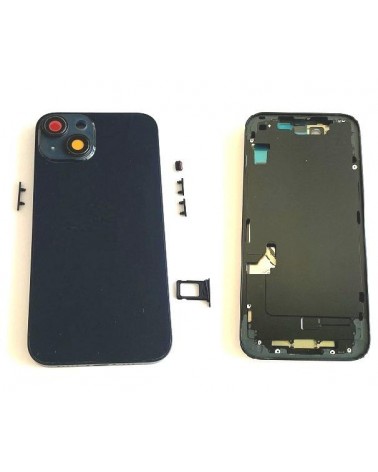 Centre Chassis With Back Cover For Iphone 14 - Black