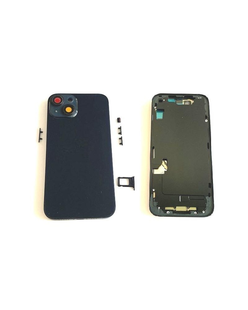 Centre Chassis With Back Cover For Iphone 14 - Black