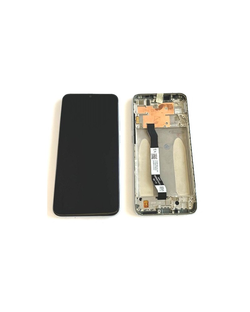 Pantalla LCD con Marco Plata para Xiaomi Redmi Note 8