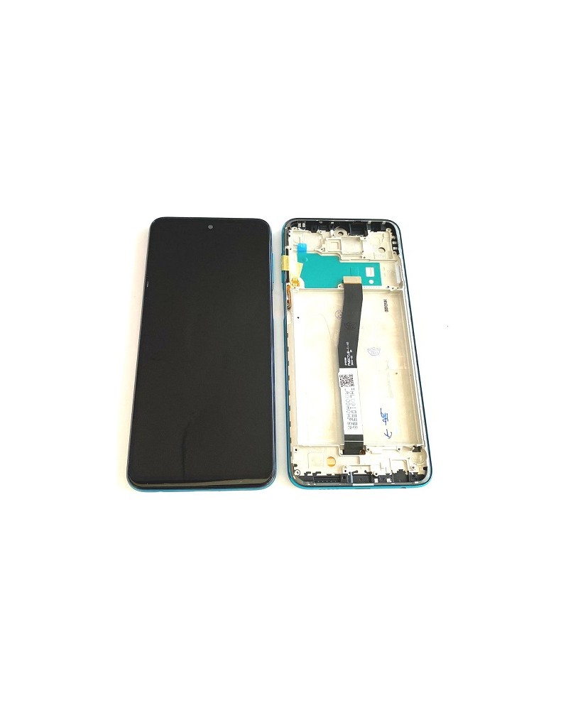 Xiaomi Redmi Redmi Note 9S Note 9 Pro ecrã total com moldura azul-verde