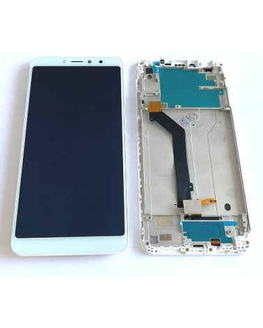 Ecrã completo com moldura para Xiaomi Redmi S2 - Branco