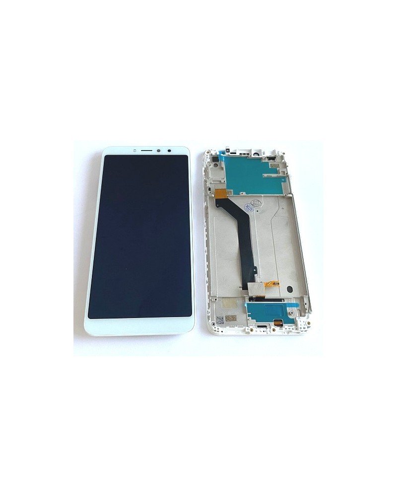 Ecrã completo com moldura para Xiaomi Redmi S2 - Branco