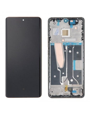 LCD and Touch Screen with Gold Frame for Realme 11 Pro RMX3771 Realme 11 Pro Plus RMX3740 RMX3741