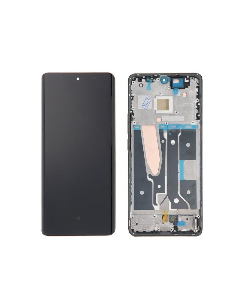 LCD and Touch Screen with Gold Frame for Realme 11 Pro RMX3771 Realme 11 Pro Plus RMX3740 RMX3741