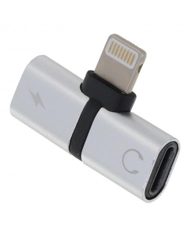 Adaptador de áudio e de carregamento Lightning