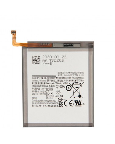 Bateria EB-BN980ABY para Samsung Galaxy Note 20 N980 N980 N980F Service Pack
