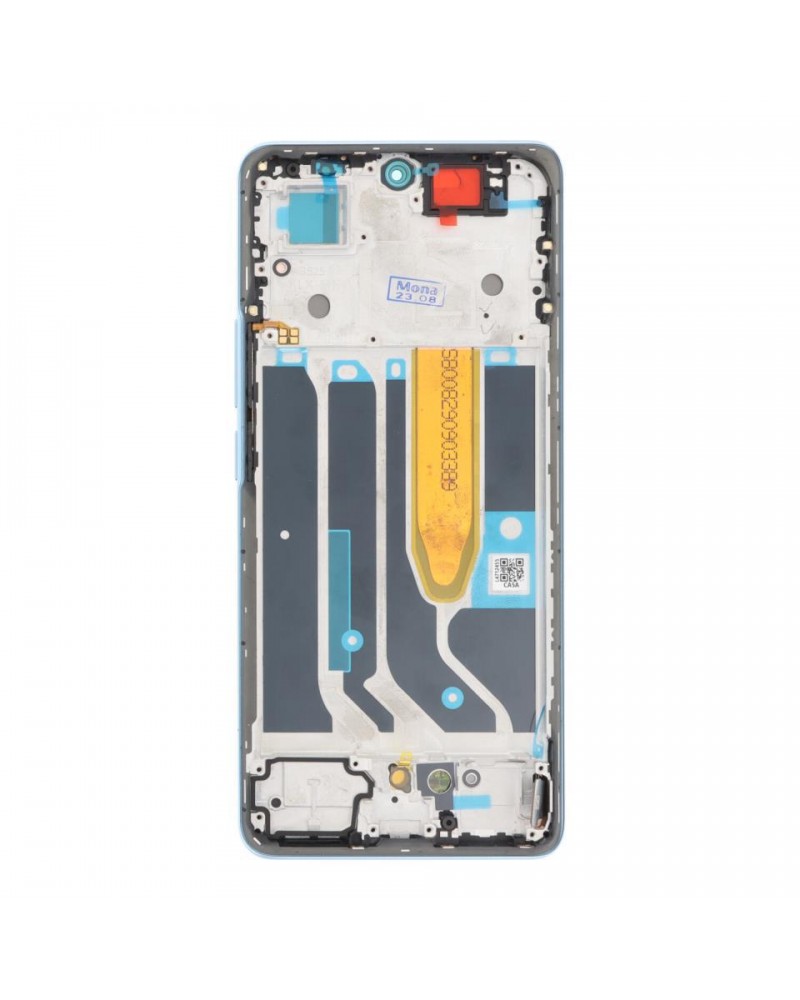 LCD and Touch Screen with Blue Frame for Realme 10 Pro Plus RMX3686 RMX3687