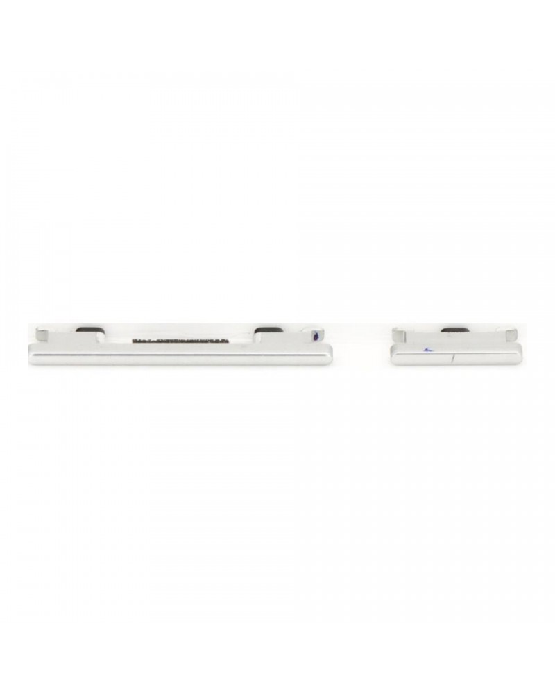 Volume and Power Button Set for Xiaomi Mi Note 10 - Silver