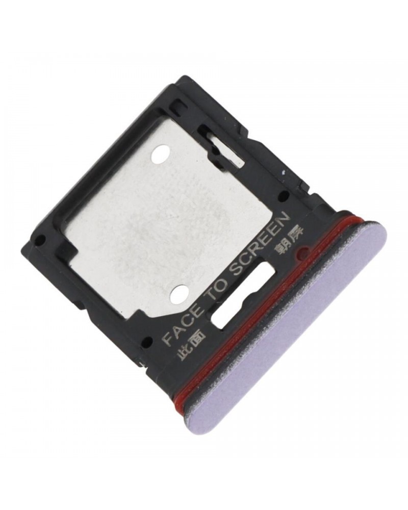 Suporte para cartão SIM para Xiaomi Redmi Note 11 Pro Plus 5G 21091116UG 21091116UC - Lilás