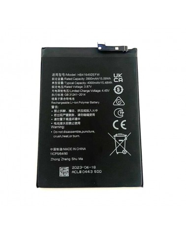 HB416492EFW 4000mAh Battery For Honor X8